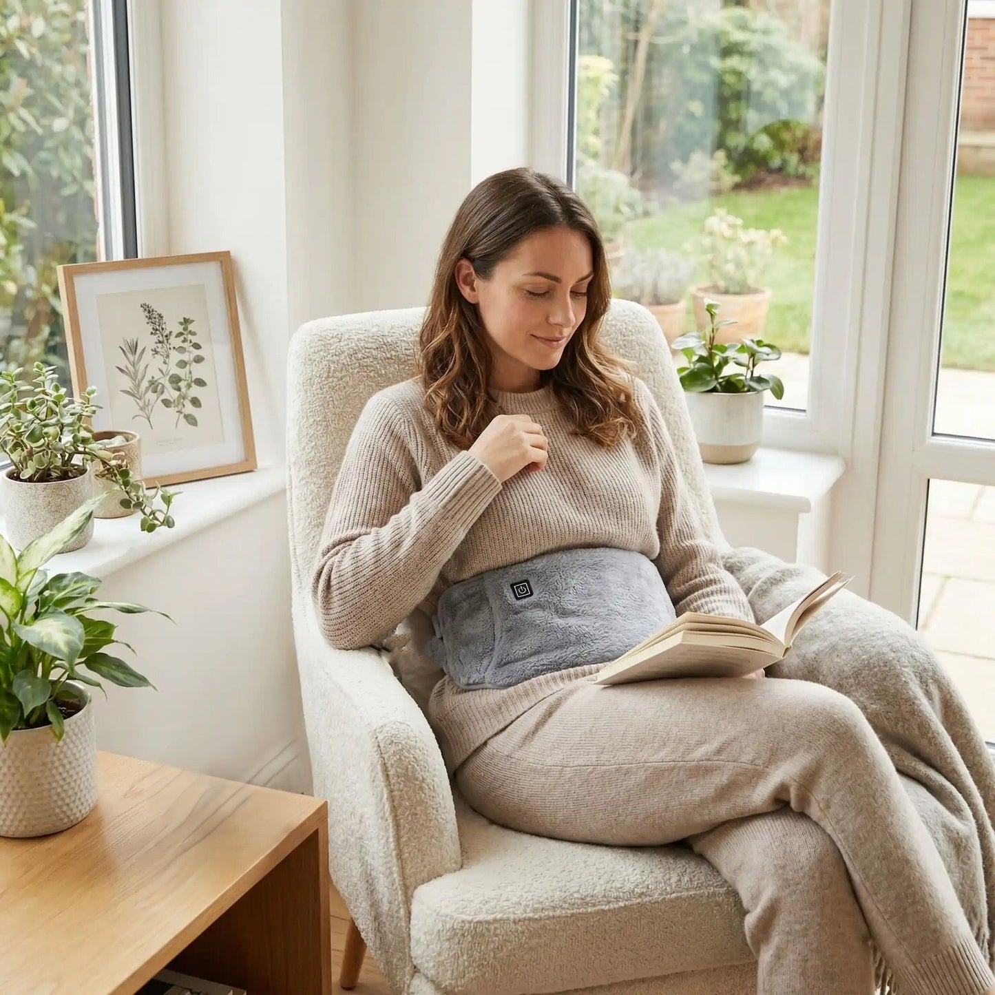 Bouillotte ceinture | Velours - Massage et moi
