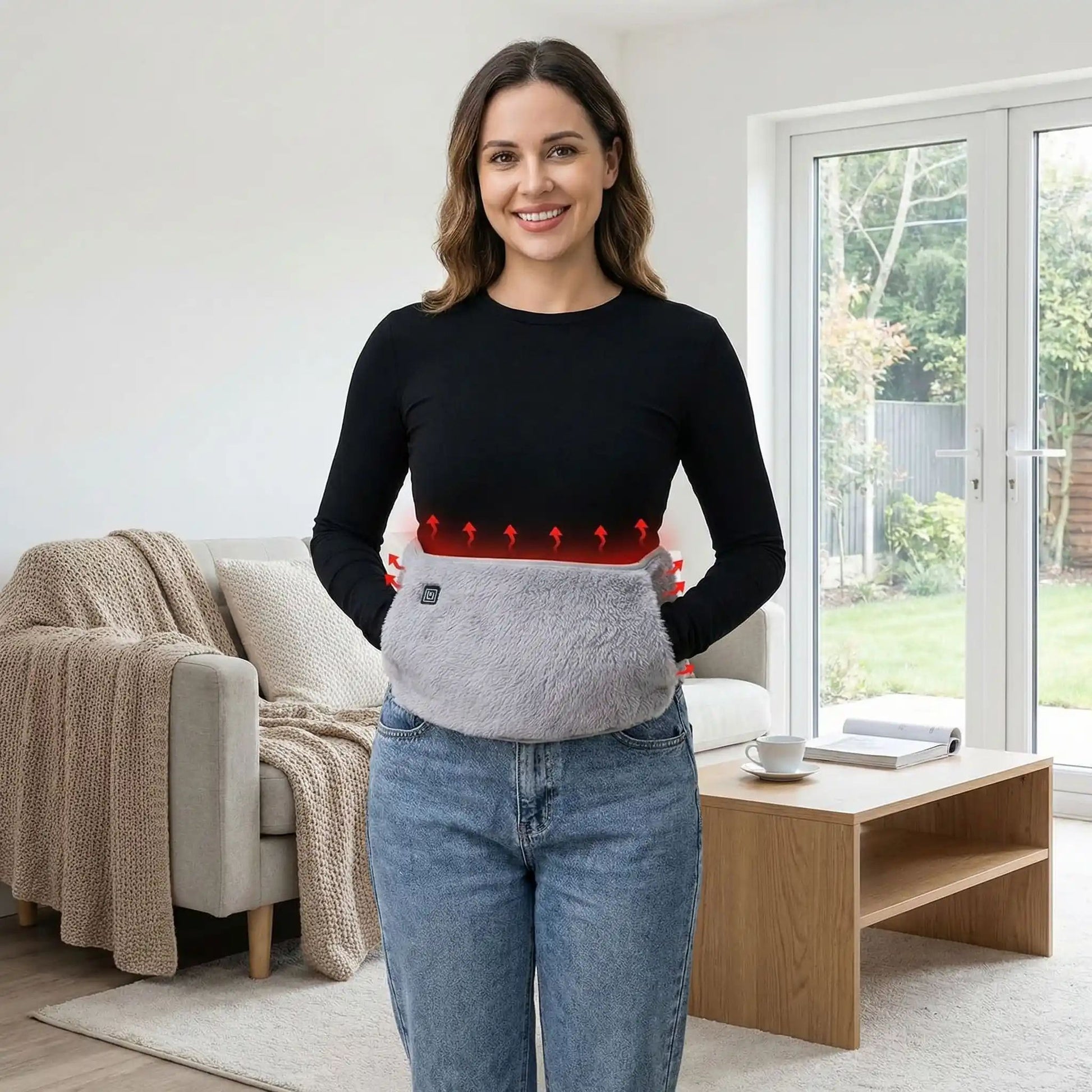 Bouillotte ceinture | Velours - Massage et moi