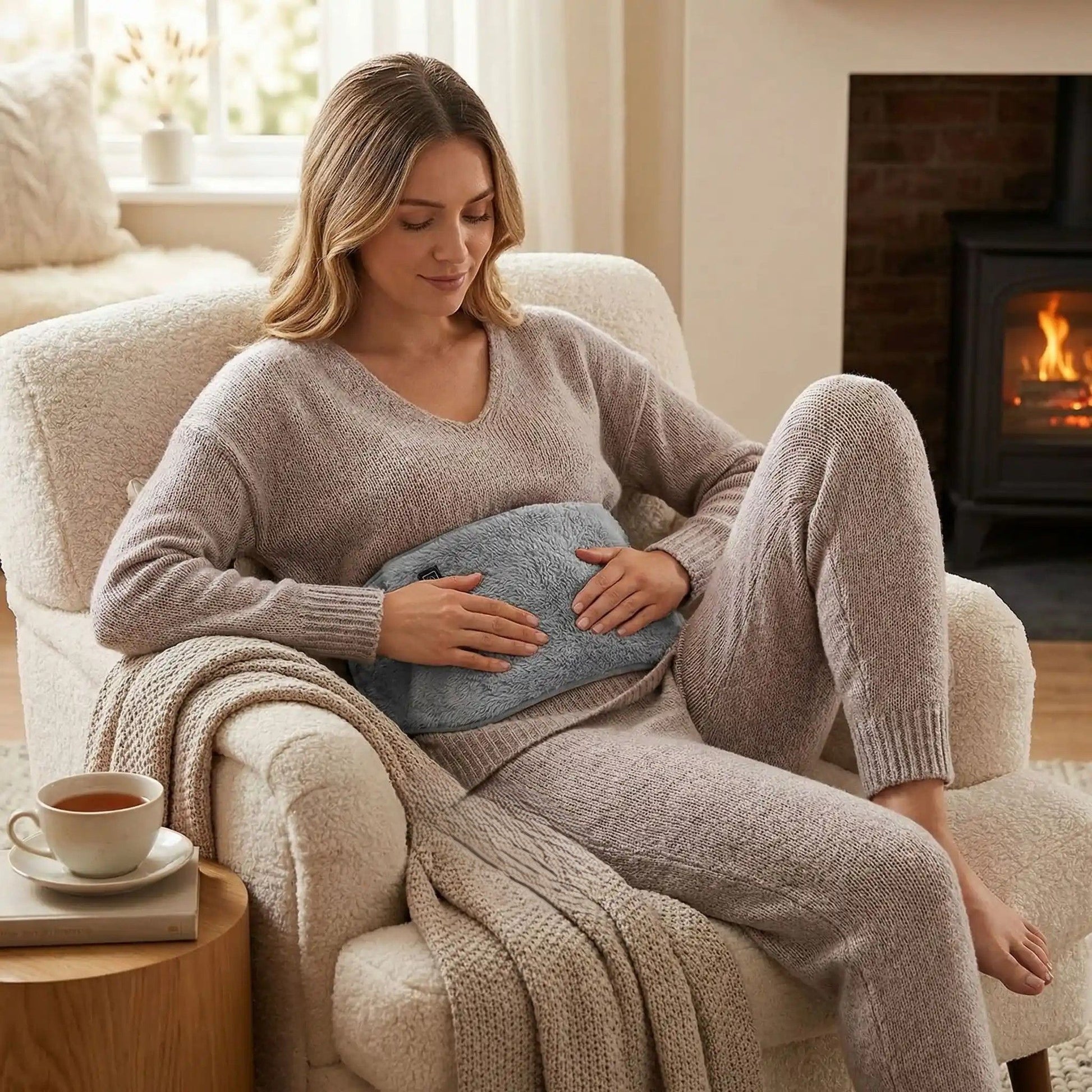 Bouillotte ceinture | Velours - Massage et moi
