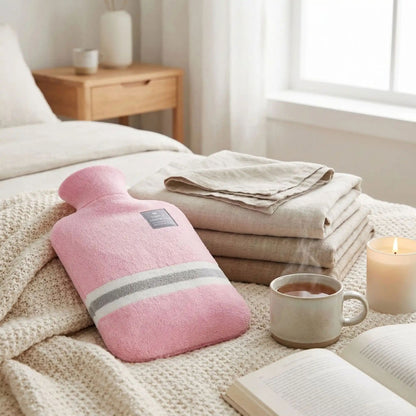bouillotte rose chaleur apaisement