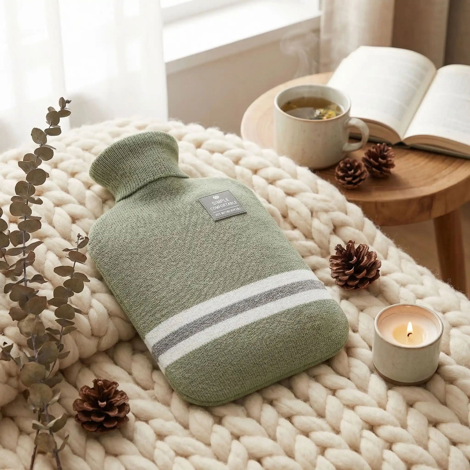 Bouillotte eau chaude | Apaisante - Massage et moi