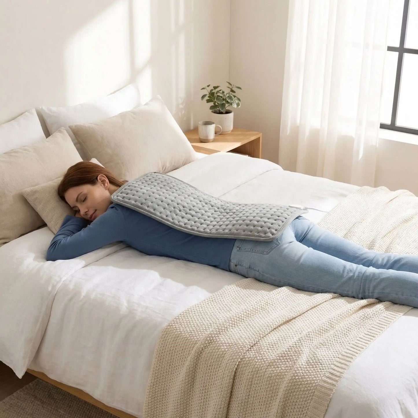 Coussin chauffant | Ergonomique - Massage et moi