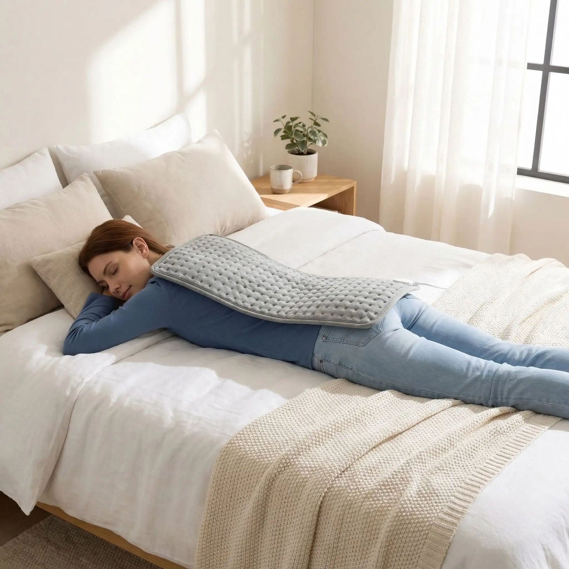 Coussin chauffant | Ergonomique - Massage et moi