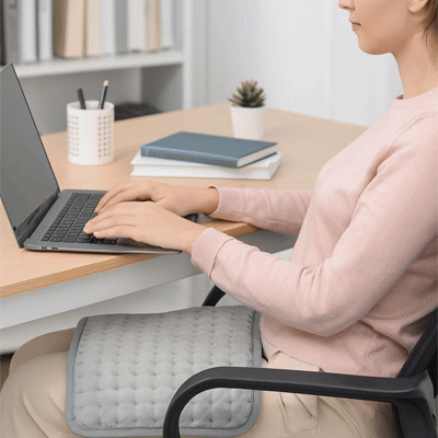 coussin chauffant gif presentation