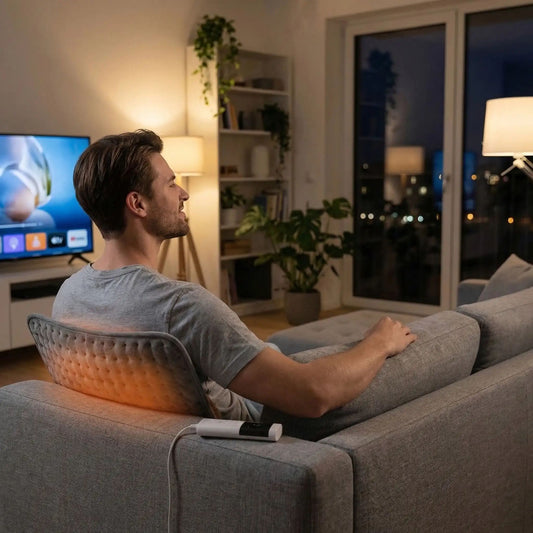 Coussin chauffant | Ergonomique - Massage et moi