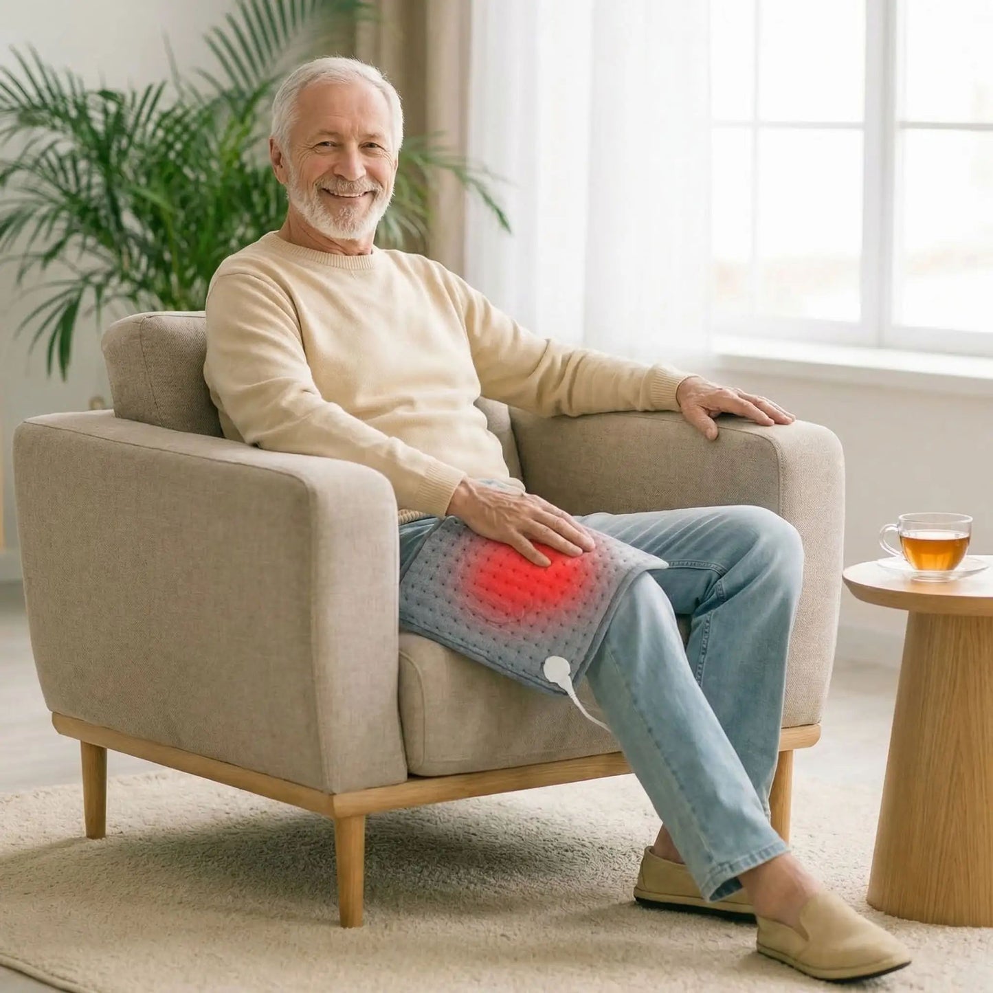 Coussin chauffant | Ergonomique - Massage et moi