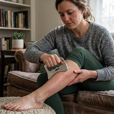 Gua sha corps | Silver Bloom - Massage et moi