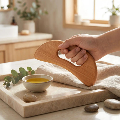 gua sha corps bois hetre detente musculaire