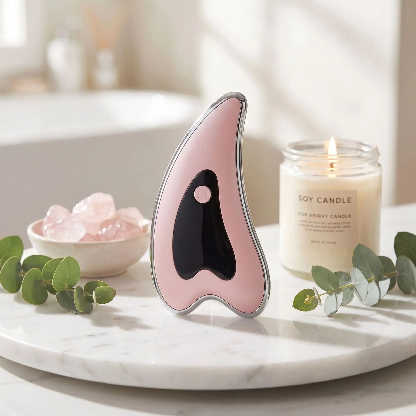 gua sha electrique rose vibrations