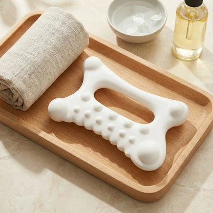gua sha huile serviette massage