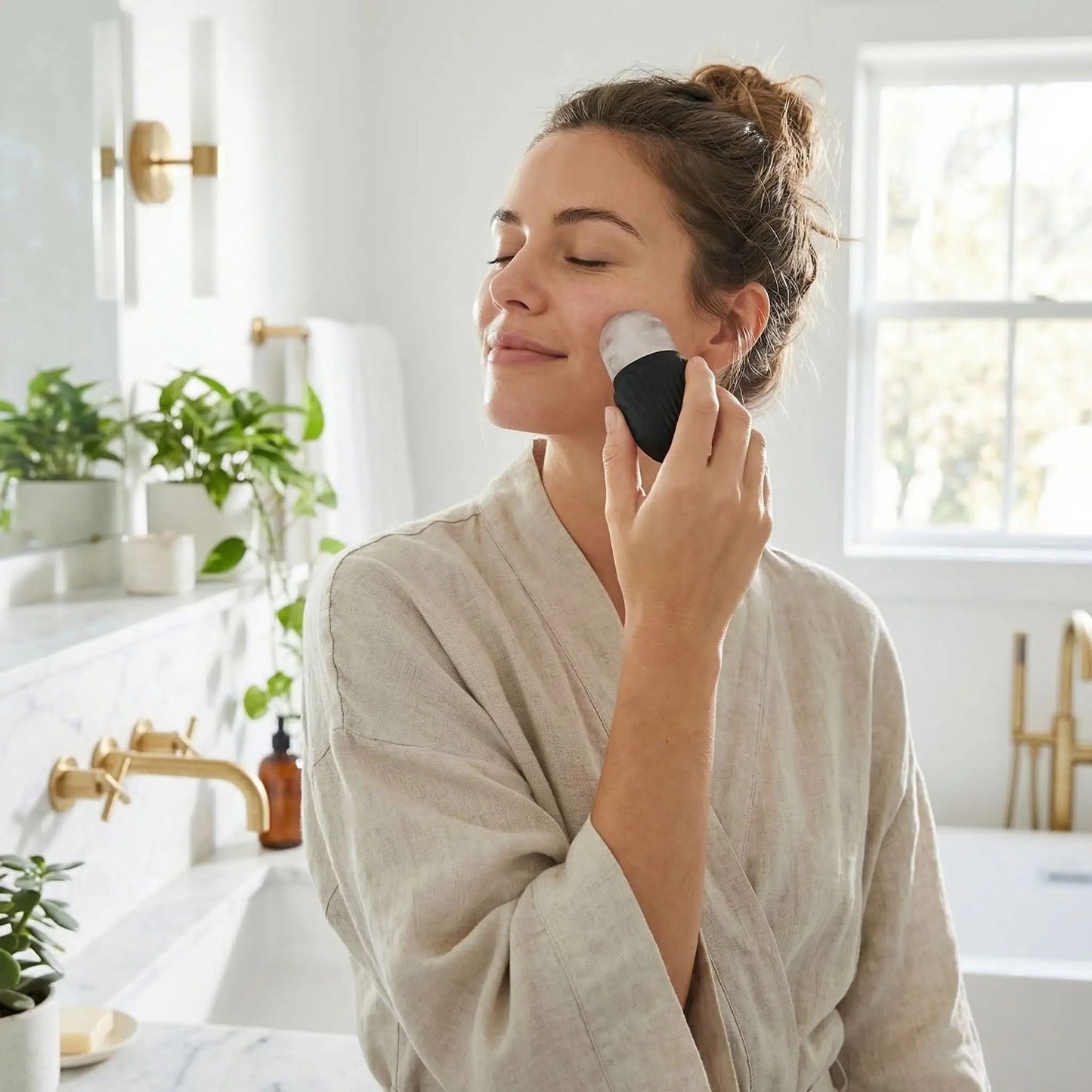 Gua sha | Coffret visage Ice Roller - Massage et moi