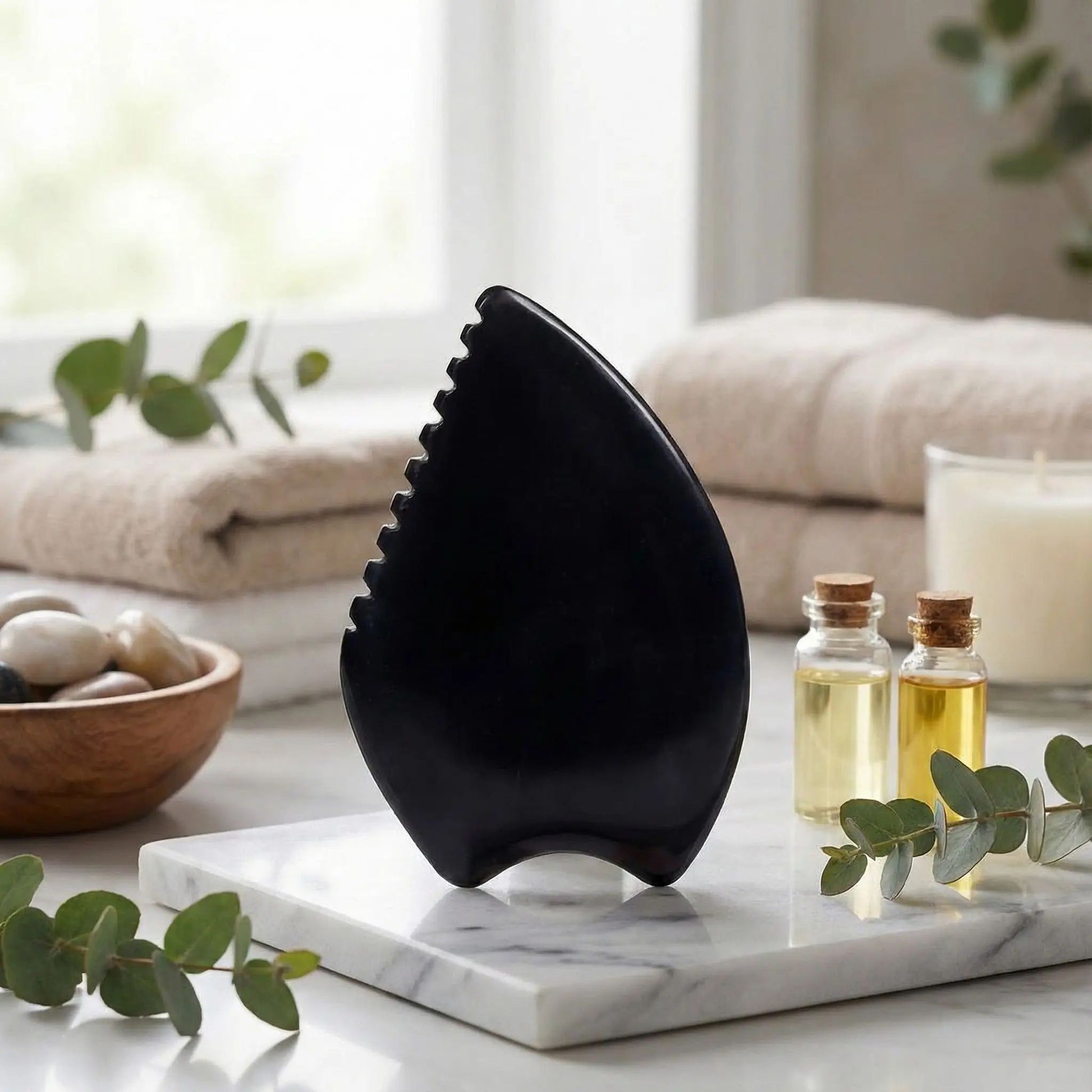 gua sha premium pierre naturelle présentation