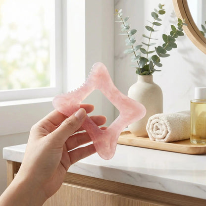 gua sha rose massage visage corps