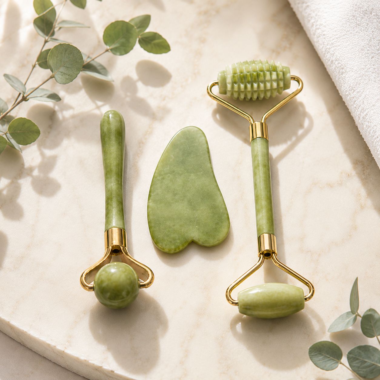 gua sha trois pieces coffret cadeau beaute