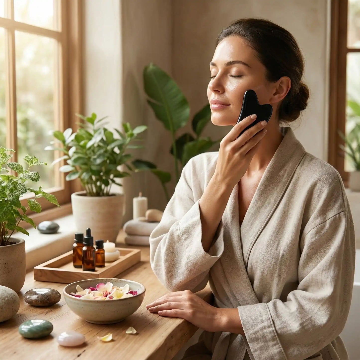 gua sha visage bien être massage soin quotidien