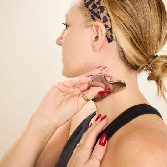 Gua sha visage | Luminéa Metal - Massage et moi