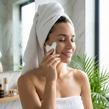 Gua sha visage | Luminéa Metal - Massage et moi