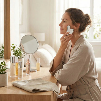 Gua sha visage | Luminéa Metal - Massage et moi