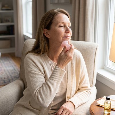 Gua sha visage | Soie Rosée - Massage et moi