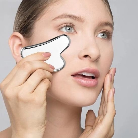 Gua sha visage | Luminéa Metal - Massage et moi