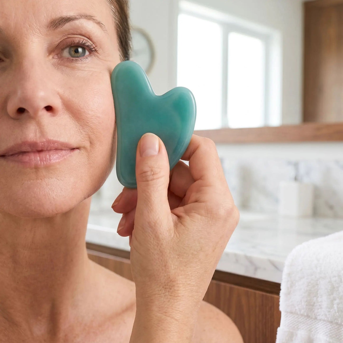 gua sha visage femme massage liftant
