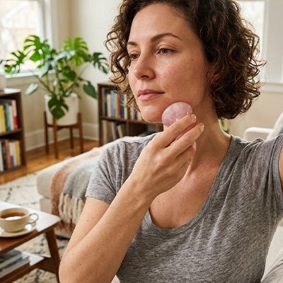 Gua sha visage | Soie Rosée - Massage et moi