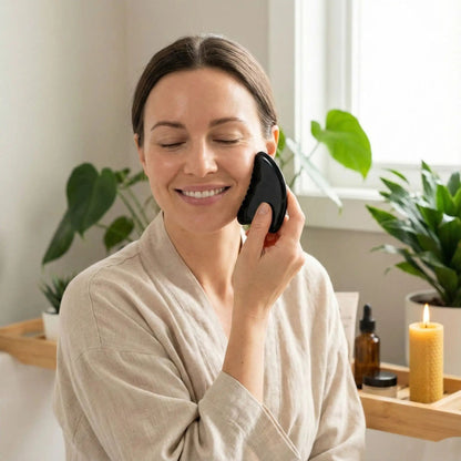gua sha visage femme quarantenaire lift naturel