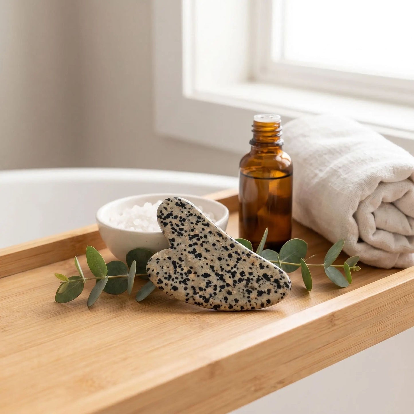 gua sha visage huile fraicheur peau lisse