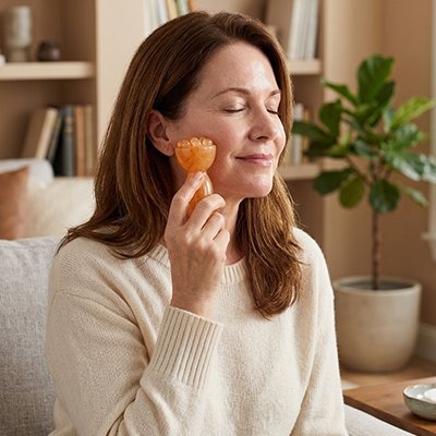 gua sha visage massage femme lifting