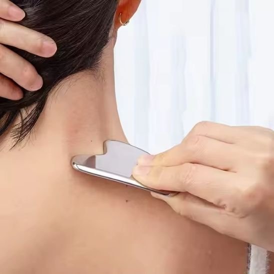 Gua sha visage | Luminéa Metal - Massage et moi