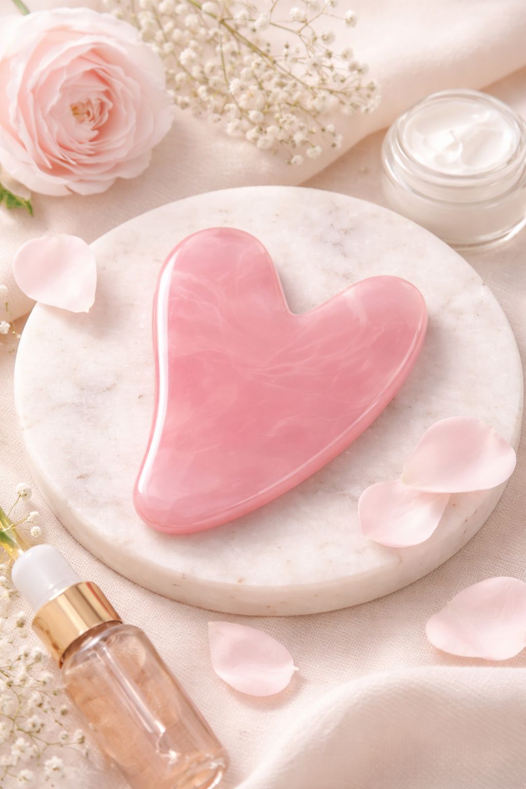 Gua sha visage | Rose Bloom - Massage et moi