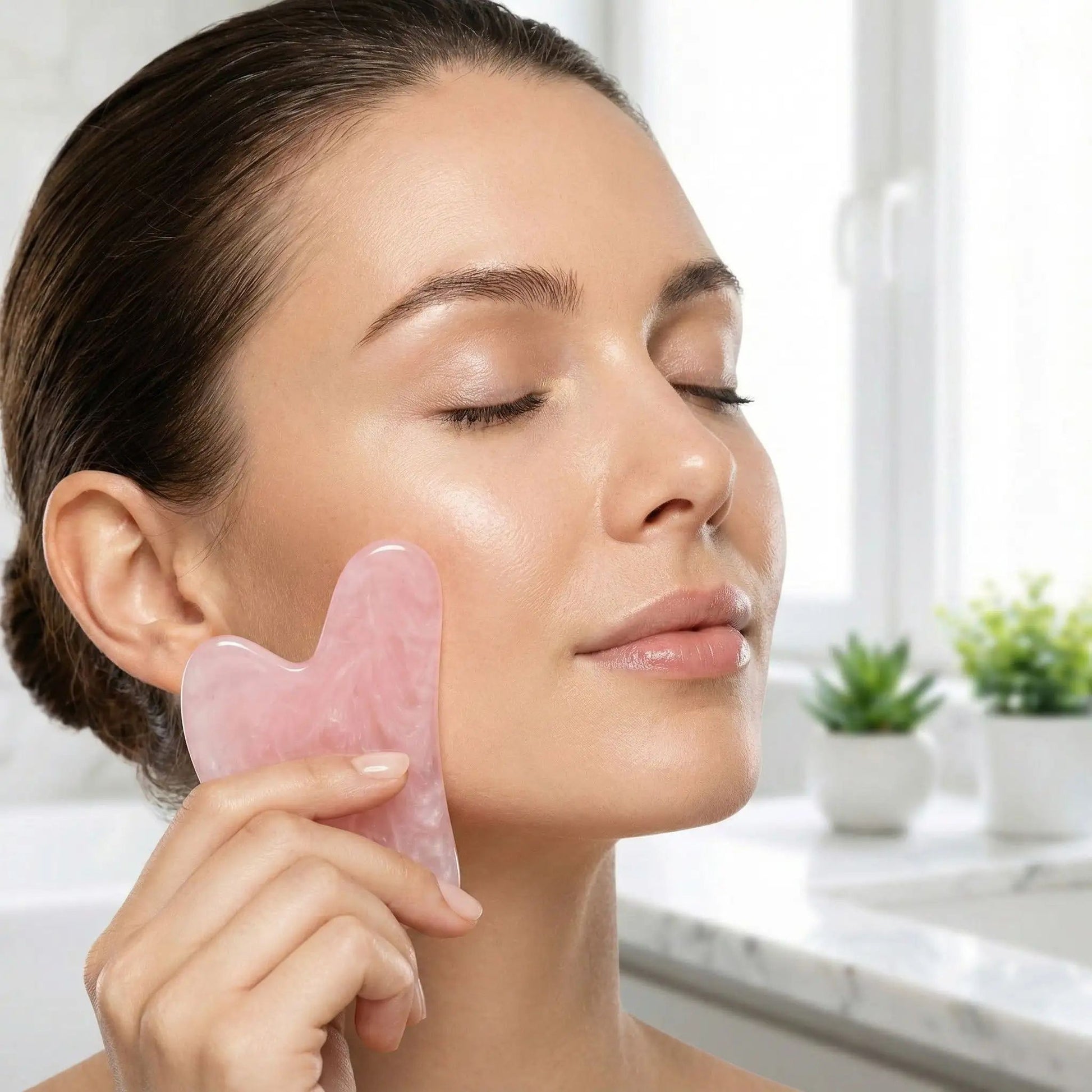 Gua sha visage | Rose Bloom - Massage et moi