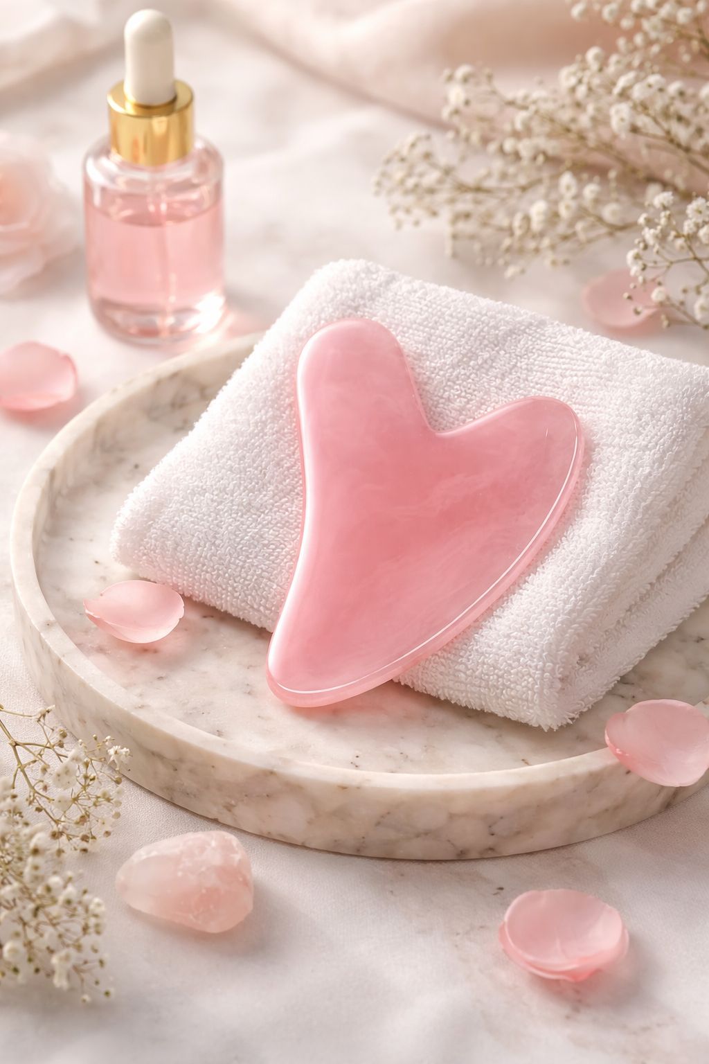 Gua sha visage | Rose Bloom - Massage et moi