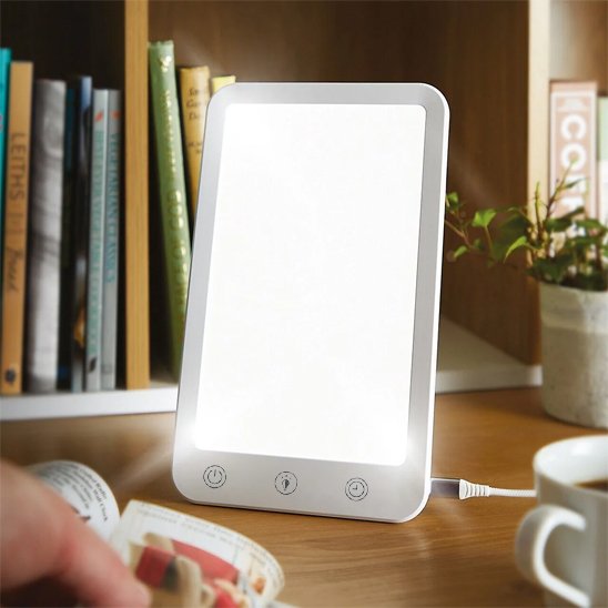 lampe luminotherapie bureau livre