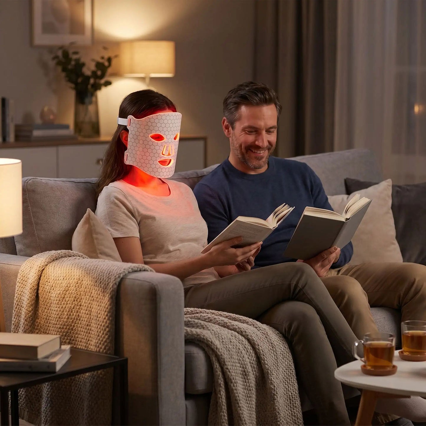 Masque led visage | Vélura - Massage et moi