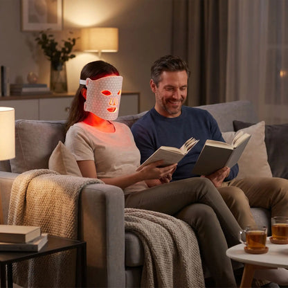 Masque led visage | Vélura - Massage et moi