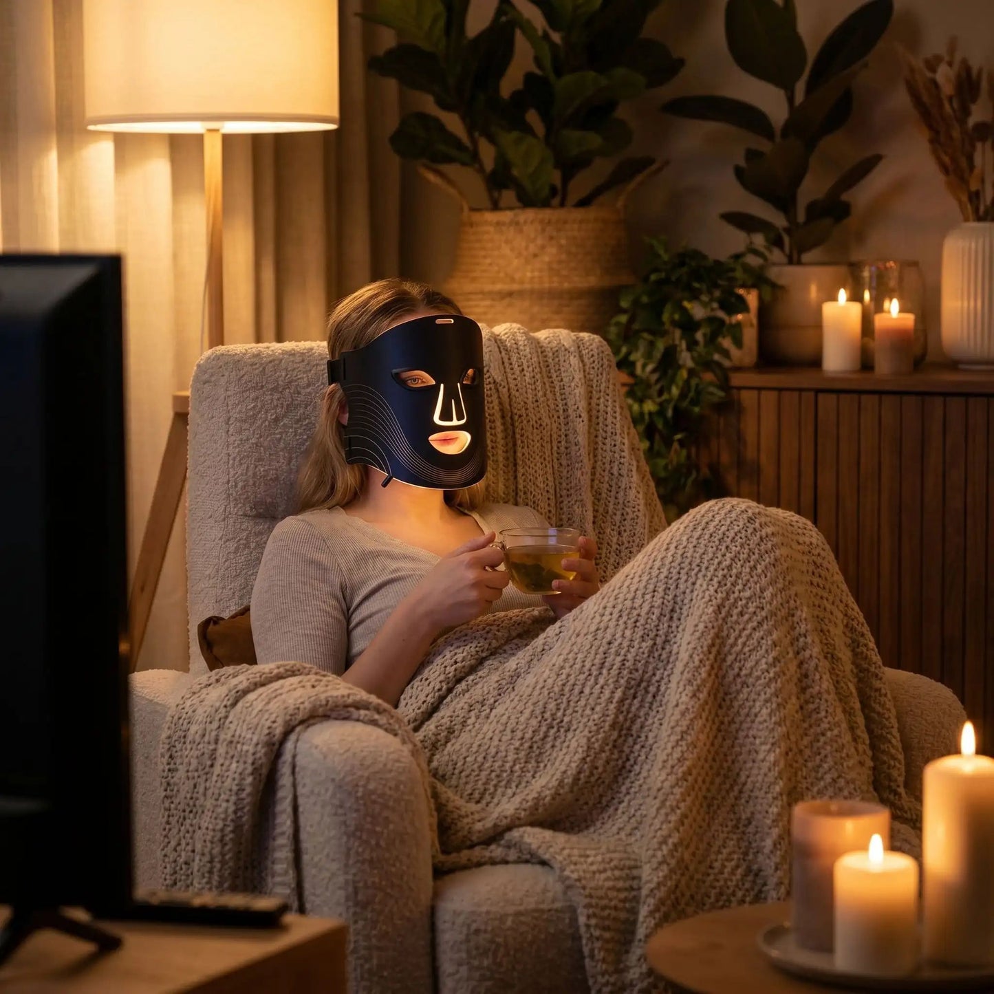 Masque led visage | Néolia - Massage et moi