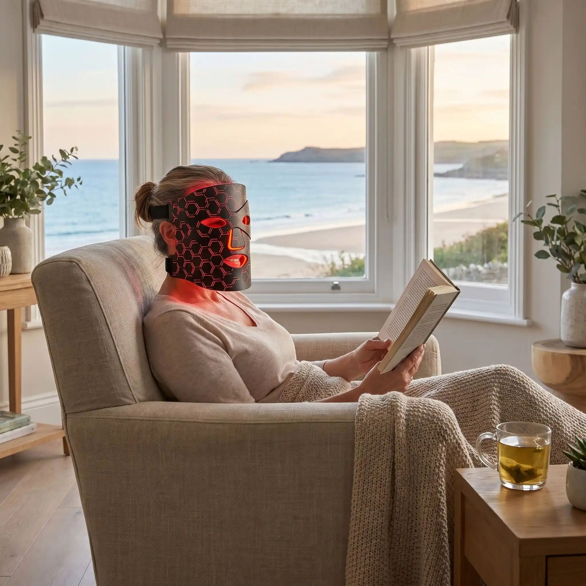 Masque led visage | Lumoria - Massage et moi