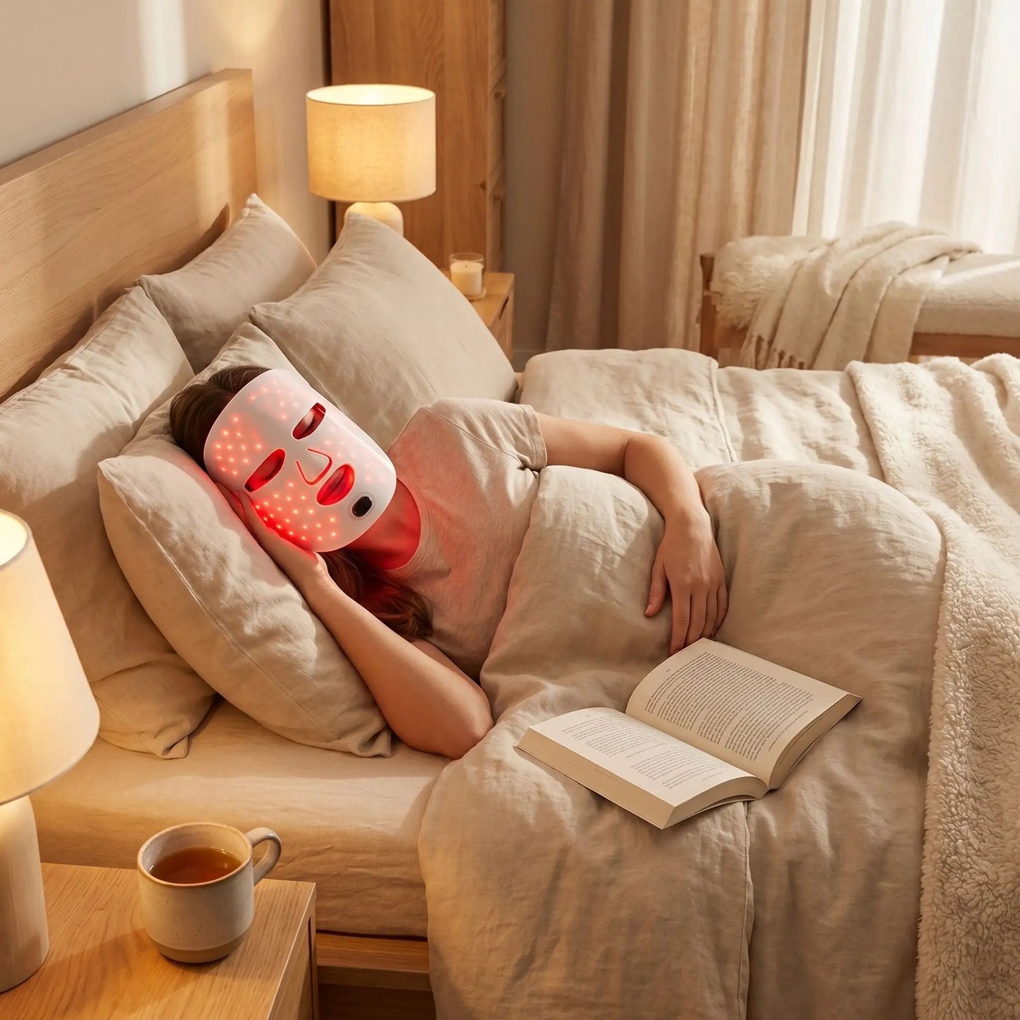 Masque led visage | Luméa - Massage et moi