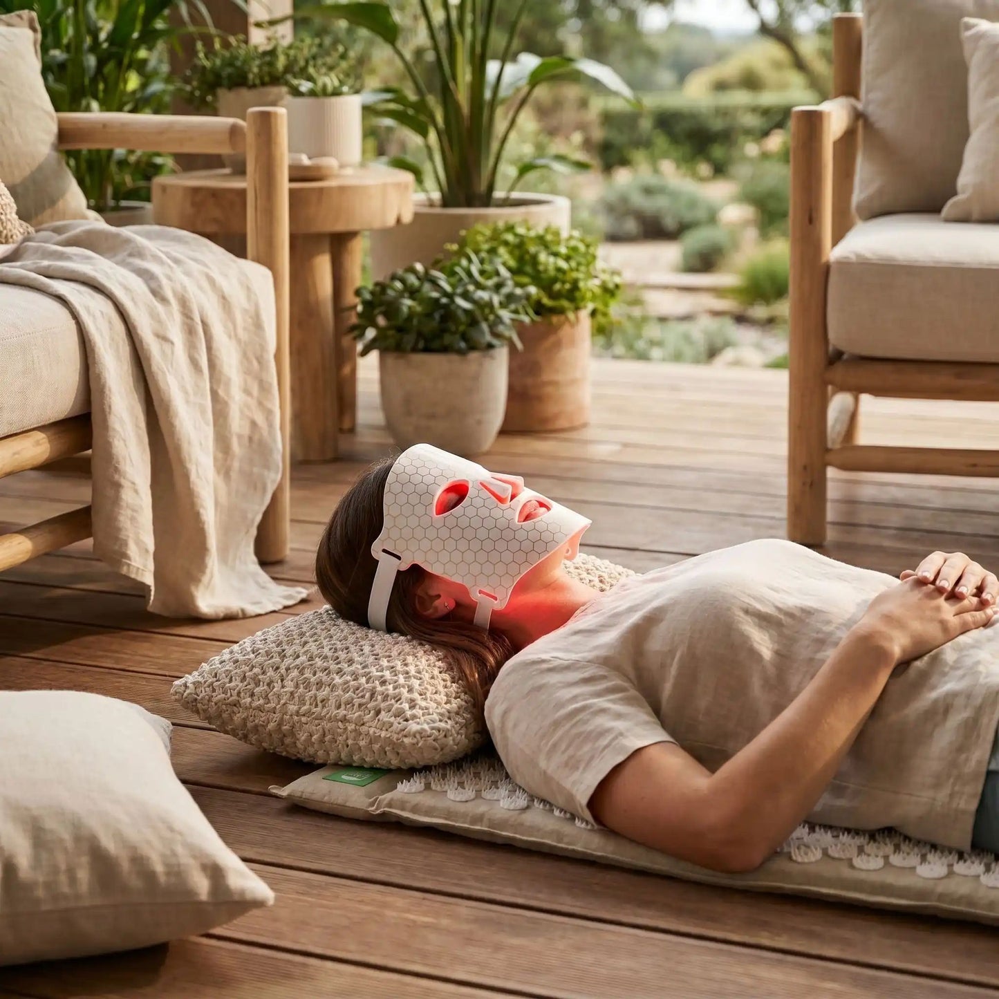 Masque led visage | Vélura - Massage et moi
