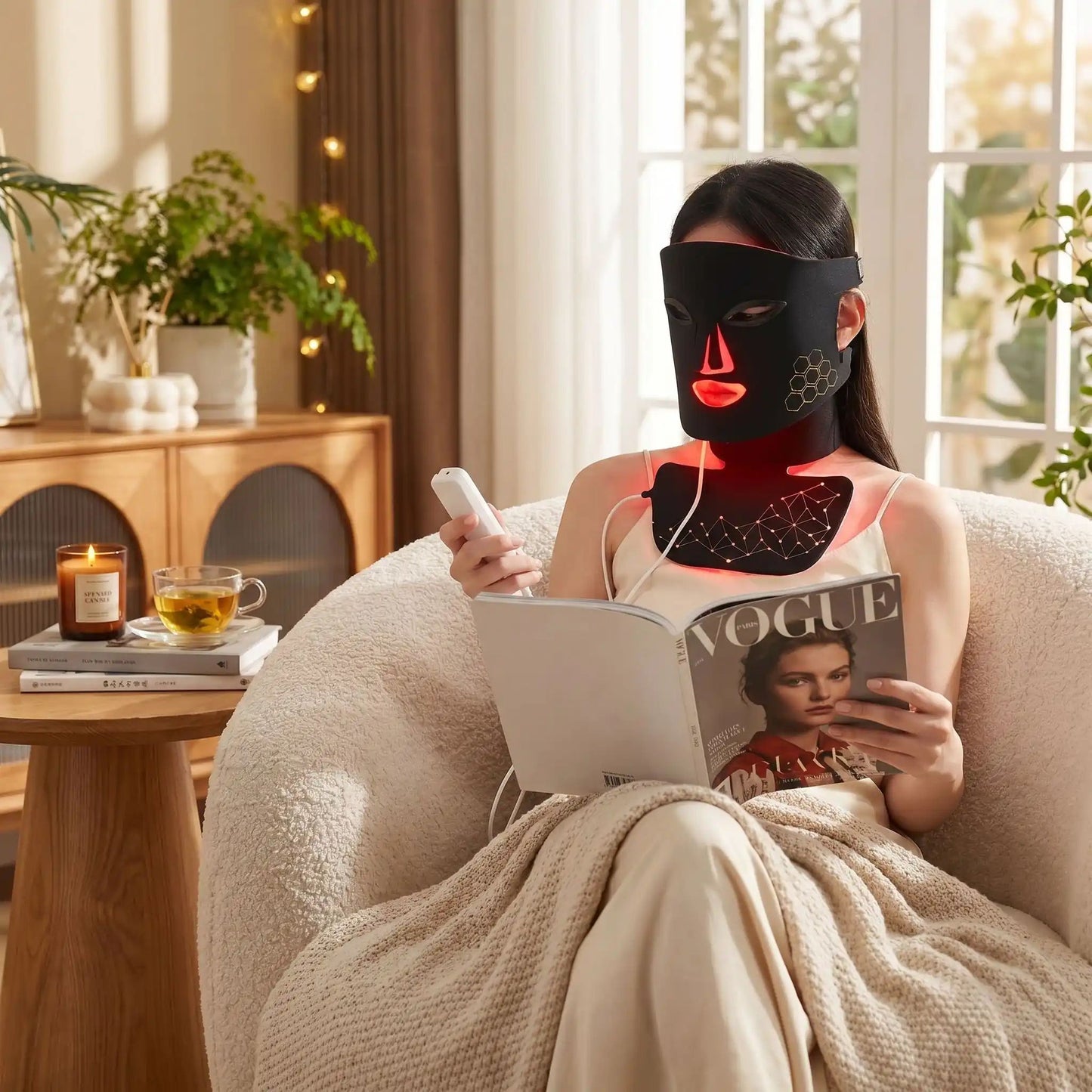 Masque led visage | Zénéa - Massage et moi