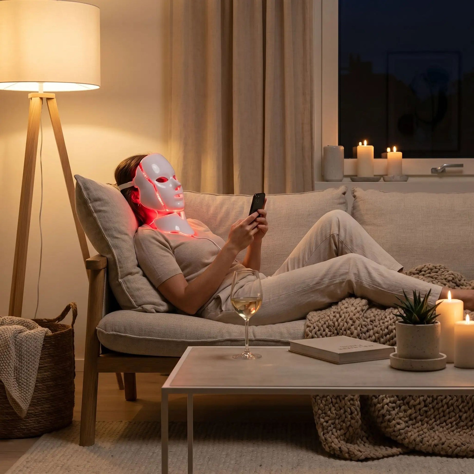 Masque led visage | Aurélis - Massage et moi