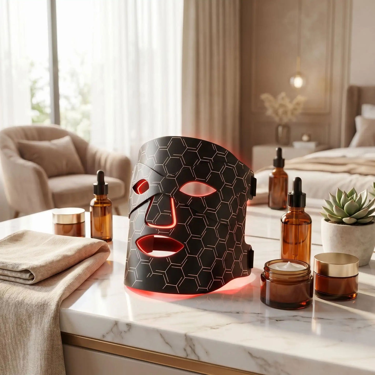 Masque led visage | Lumoria - Massage et moi