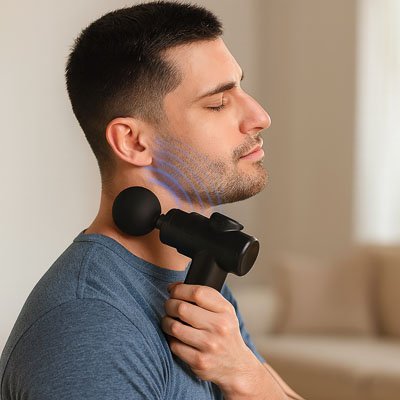pistolet de massage cou homme