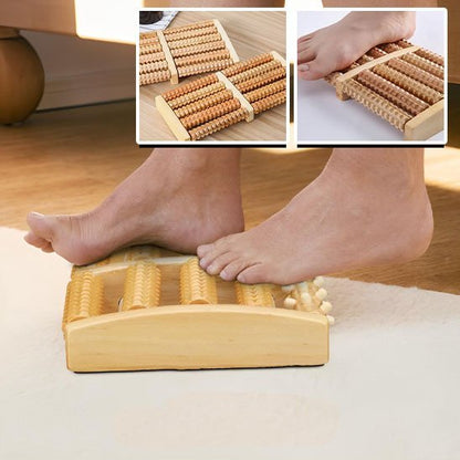 rouleau de massage bois bien etre