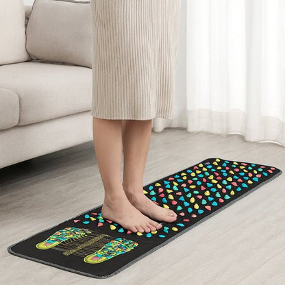 tapis d acupression femme salon detente