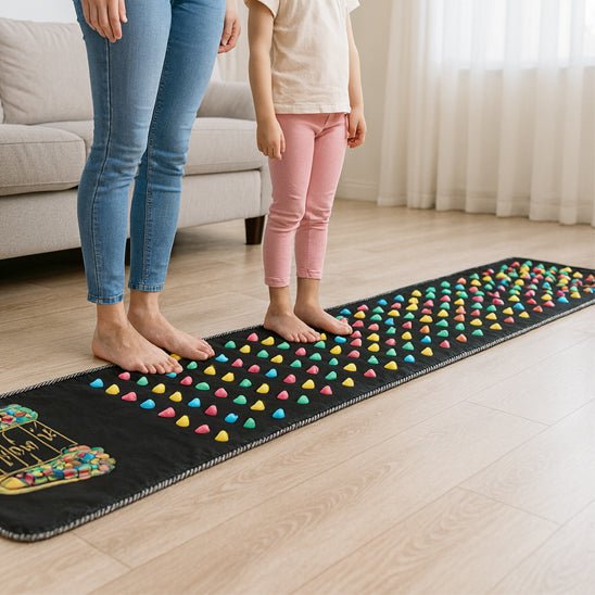 tapis d acupression salon femme enfant activite famille
