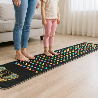 tapis d acupression salon femme enfant activite famille